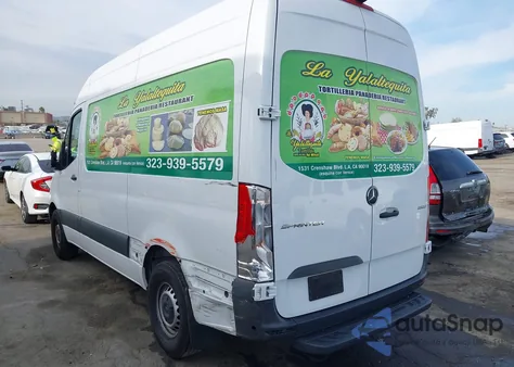 2023 Mercedes-Benz Sprinter 2500 Standard Roof 4-Cyl Diesel из США, поврежденный, VIN W1Y4KBHY2PT155350